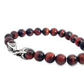 Pre-Loved David Yurman Tiger Eye Beaded Bracelet 8"inch